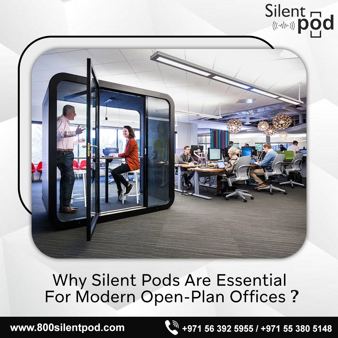 Discover why Silent Pods are crucial for today's open-plan offices. Enhance productivity and focus with soundproof solutions from 800SilentPod. Learn more!