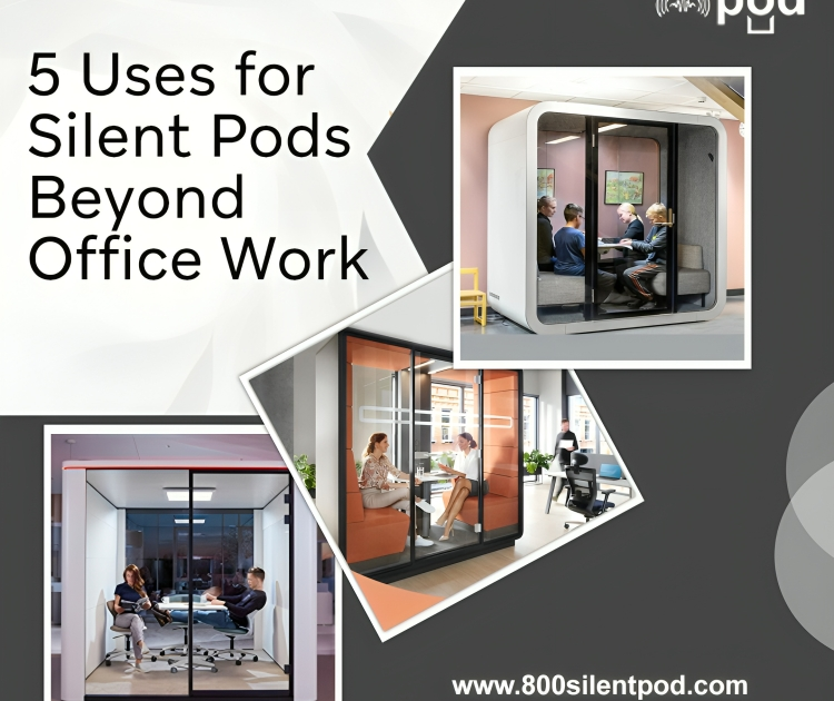Explore how Silent Pods, once office essentials, are revolutionizing various settings with five innovative uses that enhance productivity and well-being beyond the workplace. Call +971-56-392-5955.