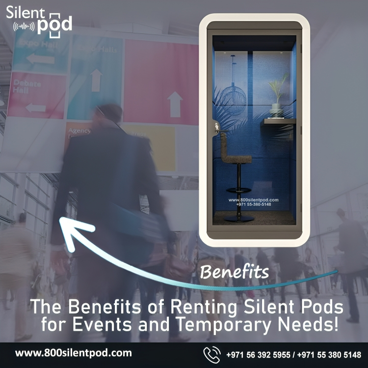 Learn how Renting Silent Pods in Dubai for events & temporary needs can boost productivity with soundproof, private booths ideal for meetings & calls.