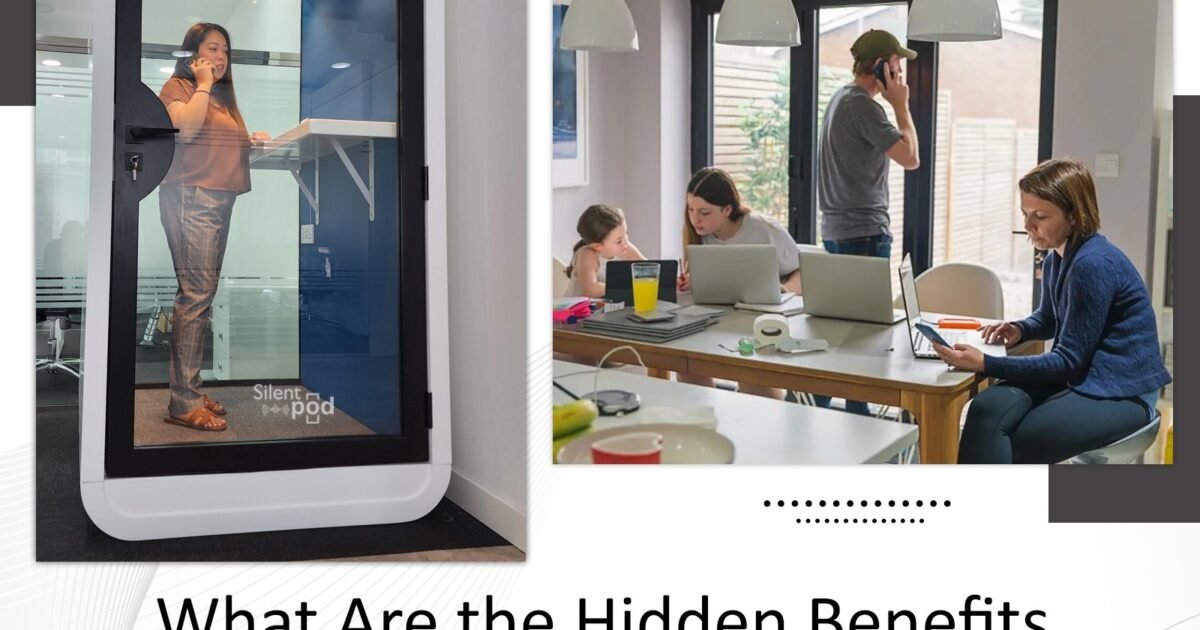 Learn about the hidden benefits of silent pods in home offices, from increased productivity to improved focus and comfort. Elevate your workspace today!