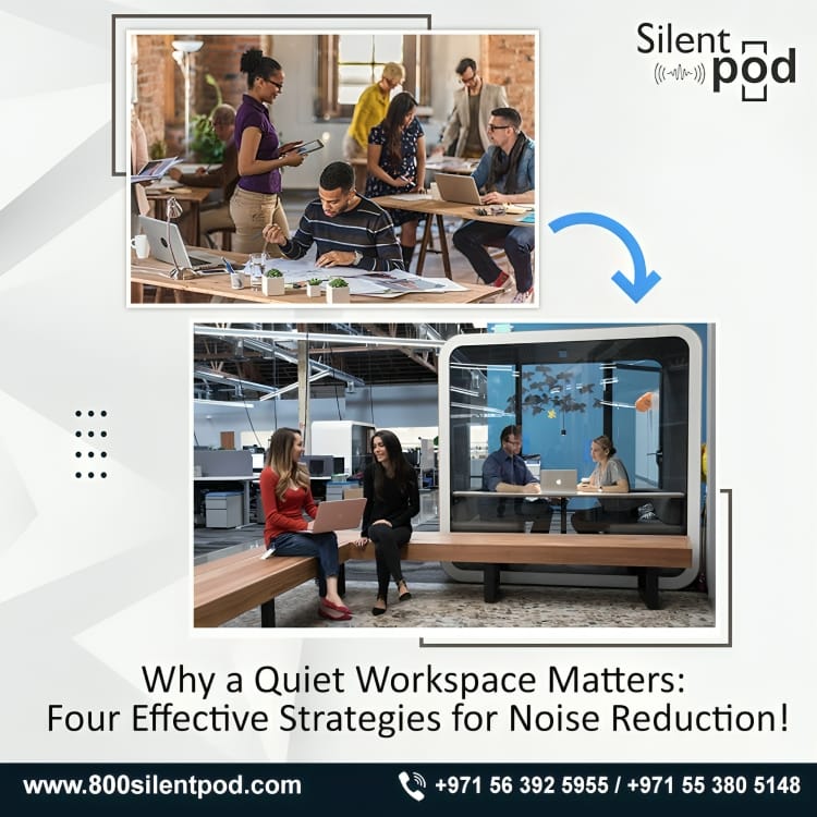 Struggling with workplace noise? Discover how Silent Pods and acoustic solutions can create a quiet, productive workspace in Dubai with 800SilentPod.