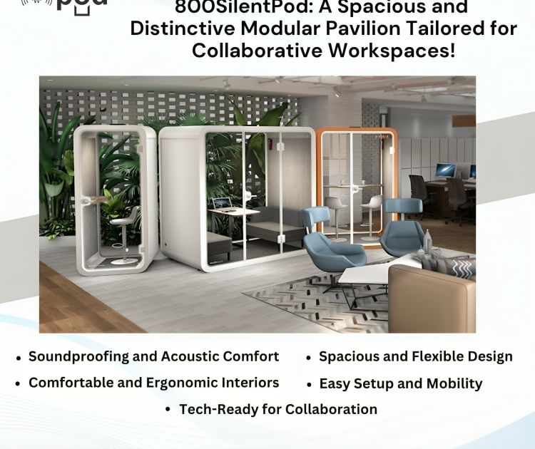 Looking for modular solutions to boost collaboration and focus? Explore 800SilentPod - customizable, eco-friendly Silent Pods or soundproof office pods for your workspace!
