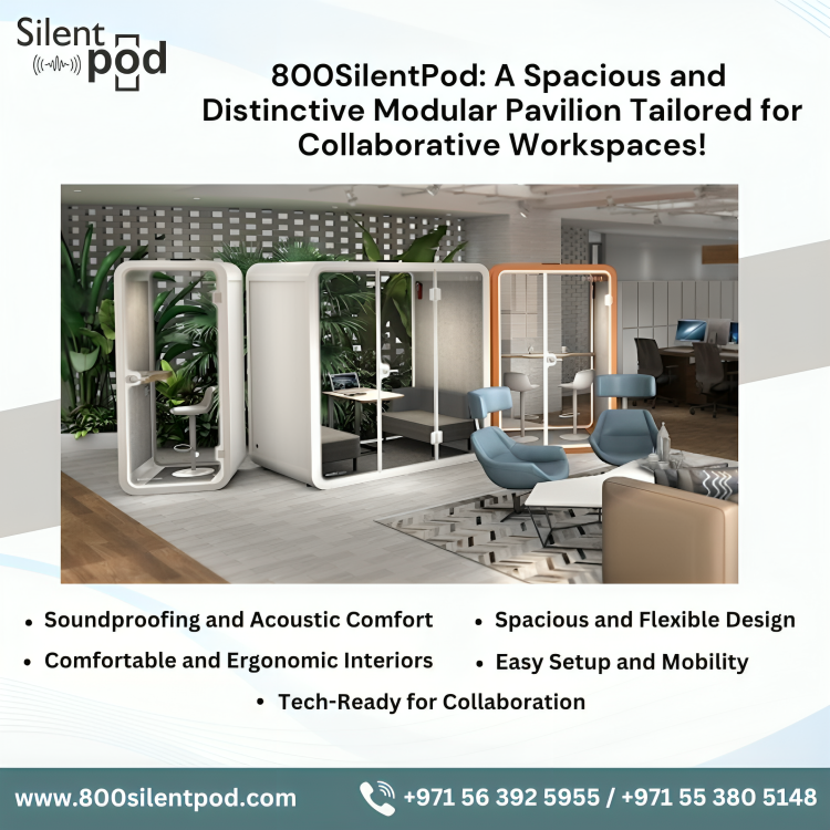 Looking for modular solutions to boost collaboration and focus? Explore 800SilentPod - customizable, eco-friendly Silent Pods or soundproof office pods for your workspace!