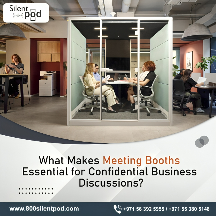 Discover why Silent Meeting booths are essential for confidential business discussions. Explore their soundproofing, privacy, & productivity benefits in Dubai offices.