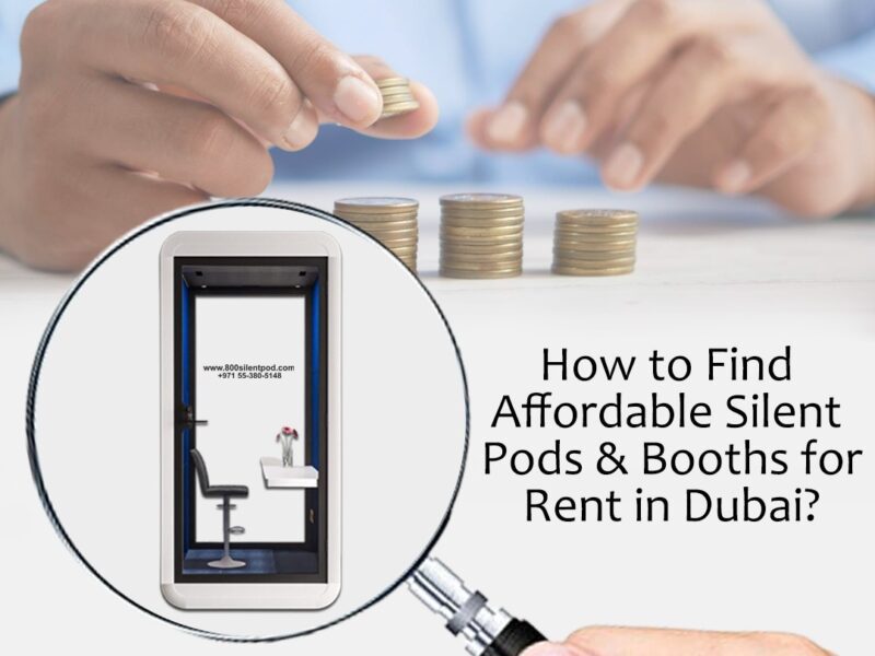 Find affordable silent pods and booths for rent in Dubai, offered by SilentPod. Ideal for events, exhibitions, & airports, ensuring privacy & a distraction-free environment.