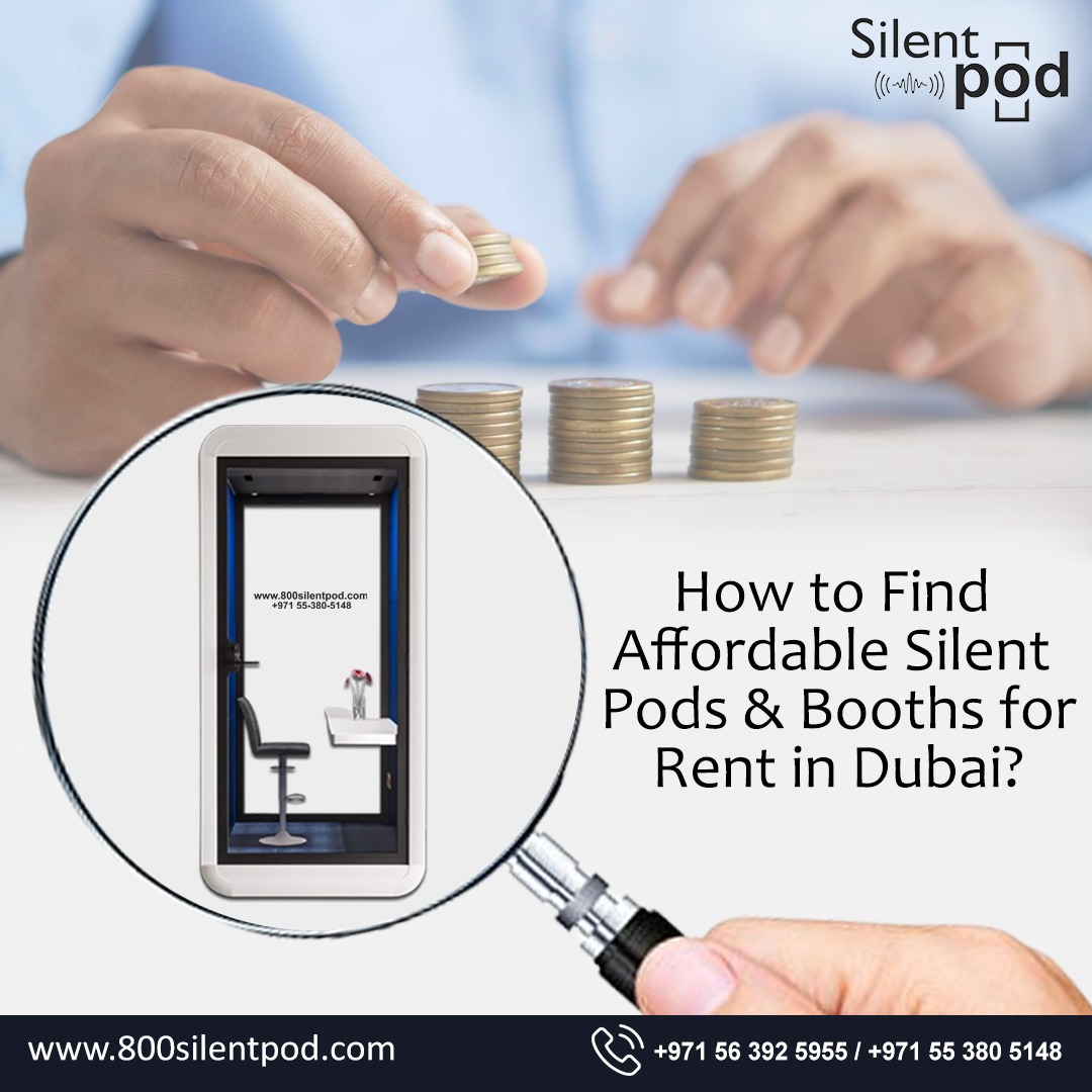 Find affordable silent pods and booths for rent in Dubai, offered by SilentPod. Ideal for events, exhibitions, & airports, ensuring privacy & a distraction-free environment.