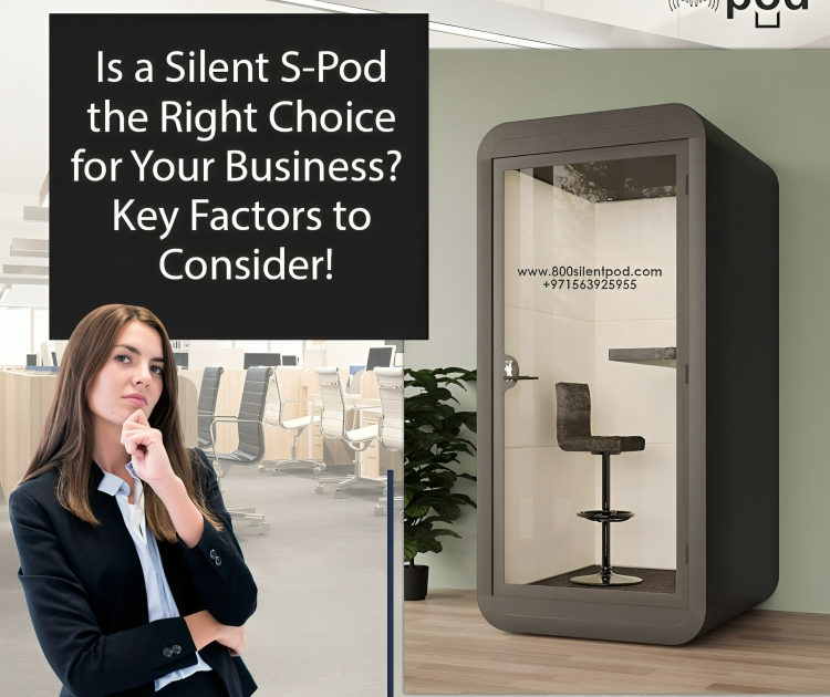 Discover how a Silent S-Pod enhances privacy, boosts productivity, & fits seamlessly into any workspace. Learn key factors before investing in this smart solution!