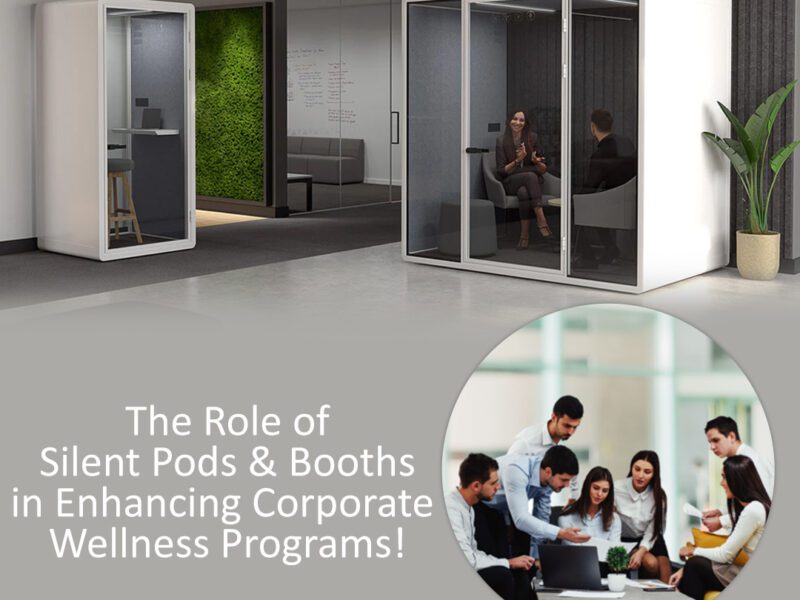 Enhance employee wellness and productivity by incorporating silent pods and booths in your office. Discover how these solutions tackle noise and distractions effectively.