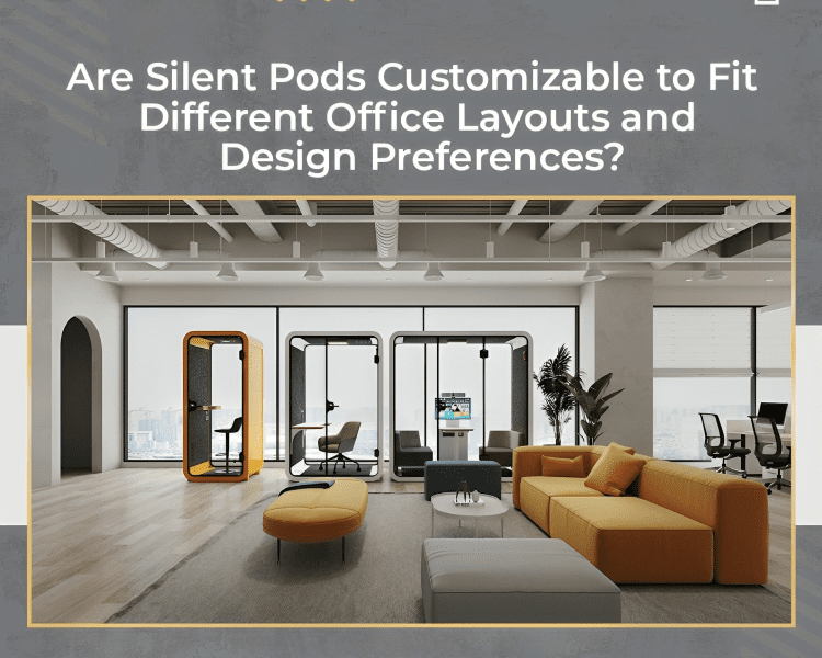 Discover how customizable silent pods can seamlessly fit any office layout and design preference, enhancing productivity and privacy. Call us now!