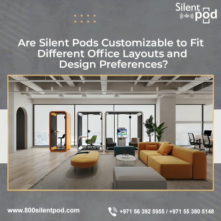 Discover how customizable silent pods can seamlessly fit any office layout and design preference, enhancing productivity and privacy. Call us now!