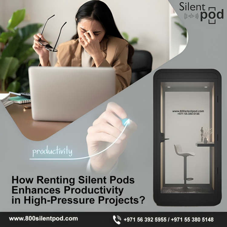 Learn how renting silent pods in Dubai enhances productivity during high-pressure projects. Create distraction-free spaces for focus, efficiency, and success.