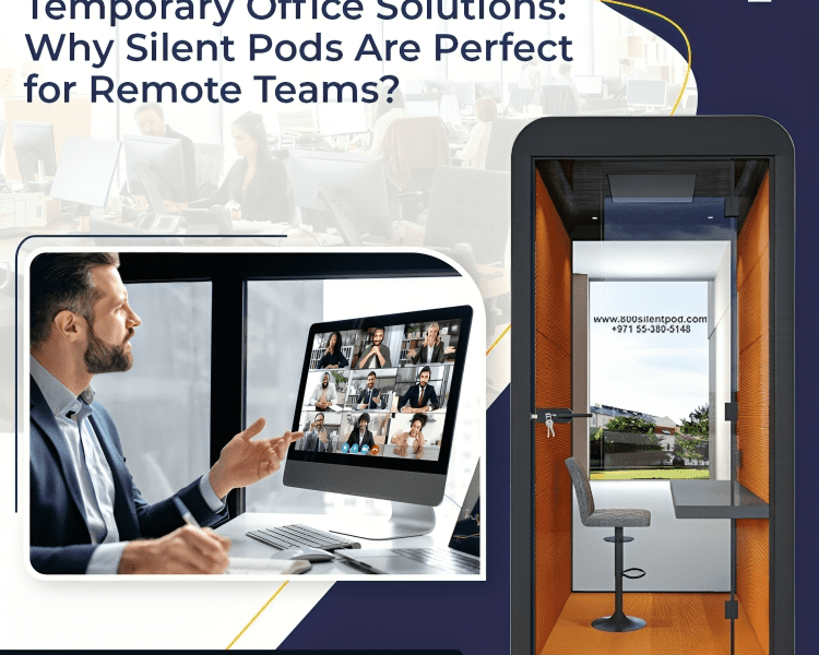 Discover why silent pods are the perfect temporary office solutions for remote teams in Dubai. Enjoy privacy, productivity, and flexible workspace options.