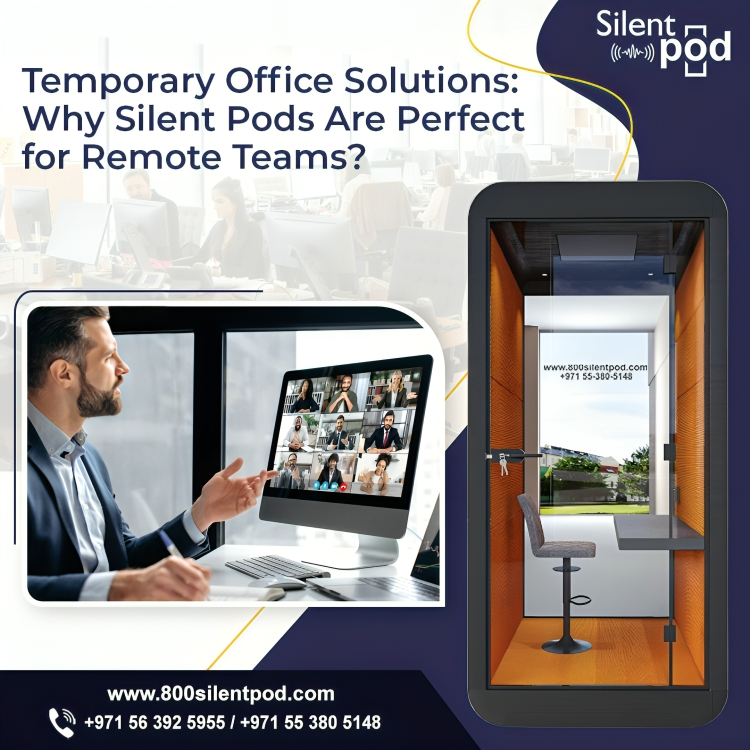 Discover why silent pods are the perfect temporary office solutions for remote teams in Dubai. Enjoy privacy, productivity, and flexible workspace options.