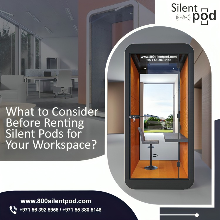 Explore key factors from SilentPod when renting silent pods for your workspace, including pricing, features, and rental terms for a productive, quiet environment.