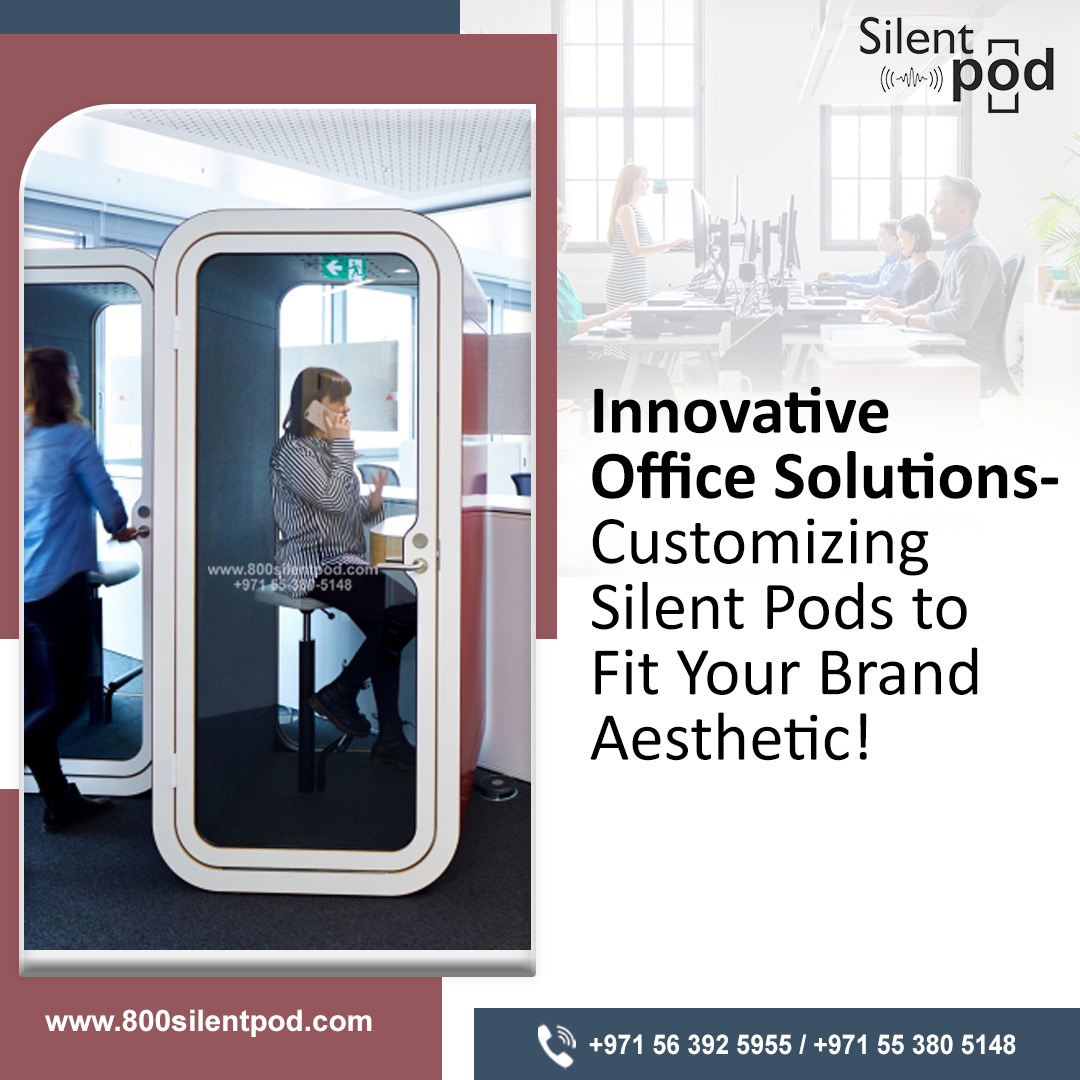 Enhance your office with custom silent pods that match your brand aesthetic & workspace needs. Discover innovative designs at 800 Silent Pod!