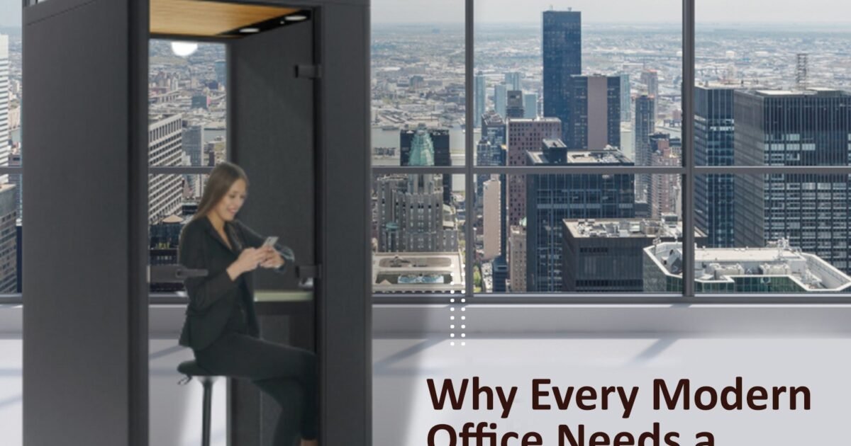 Modern offices need quiet spaces. Discover how a soundproof phone booth can boost focus, privacy & productivity. Explore custom pods from 800 Silent Pod.
