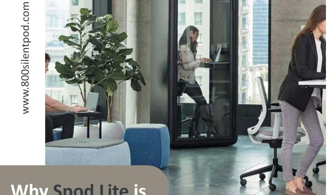 Discover why Spod Lite is perfect for compact offices. Enjoy privacy, soundproofing, and sleek design—all for just 9,999 AED. The smart workspace upgrade is here.