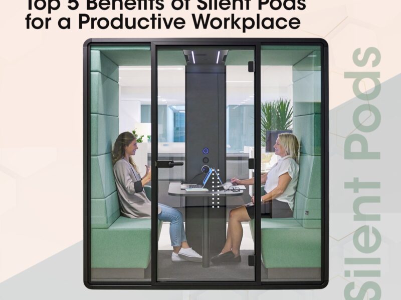 Boost workplace productivity with Silent Pods! Discover the top 5 benefits of soundproof pods from the best silent pod manufacturer in UAE.