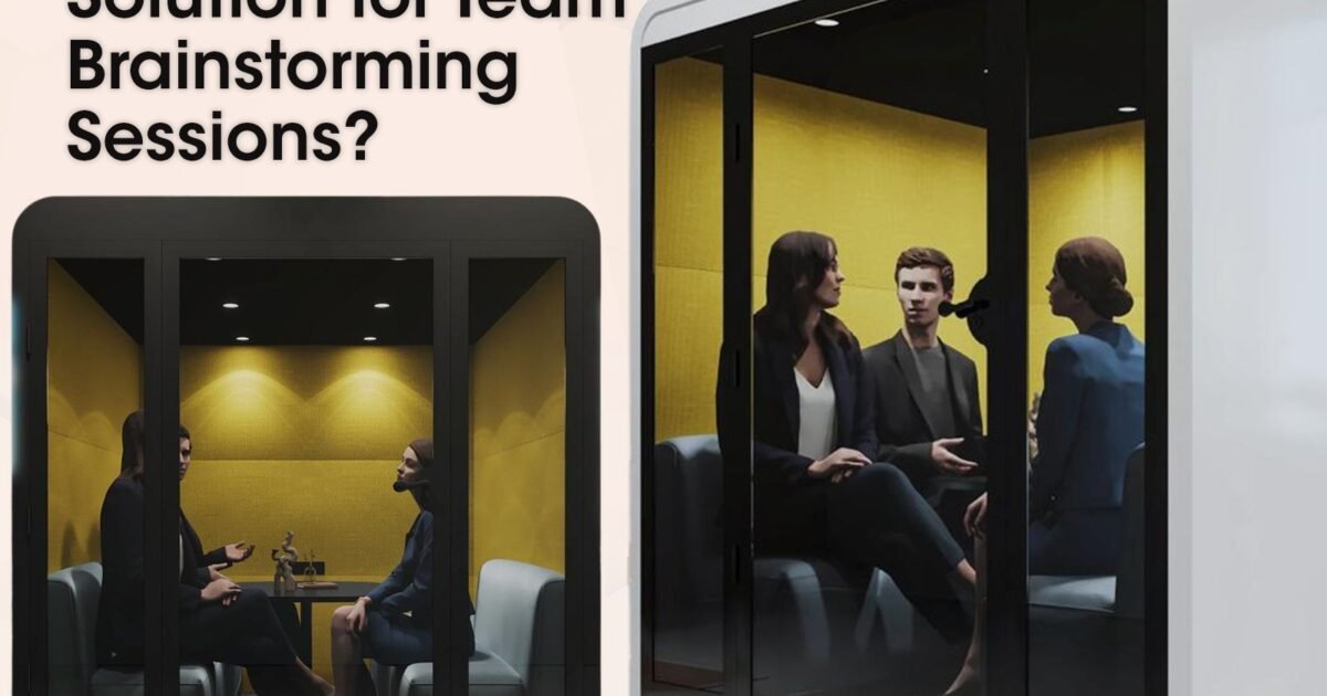 Discover why D-PODs are the ideal solution for team brainstorming. Smart, soundproof, and stylish meeting pods in Dubai that boost collaboration and focus.