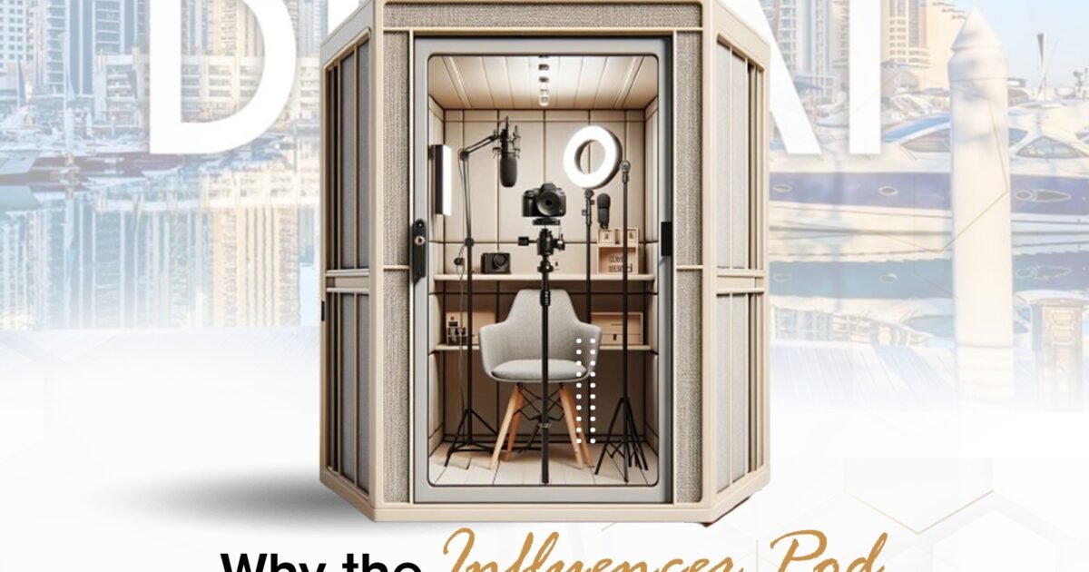 Influencer Pods in Dubai are redefining content creation private, soundproof, and built for modern creators.