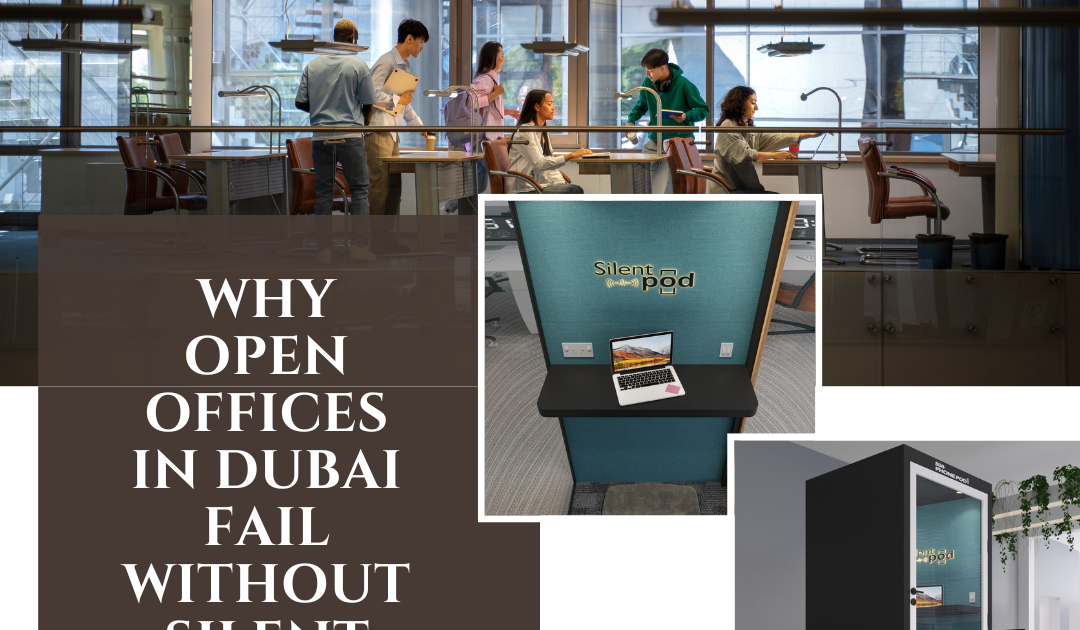 Discover why open offices in Dubai struggle without Silent Pods. Learn how 800SilentPod, the best silent pod manufacturer and supplier in UAE, enhances focus and privacy.