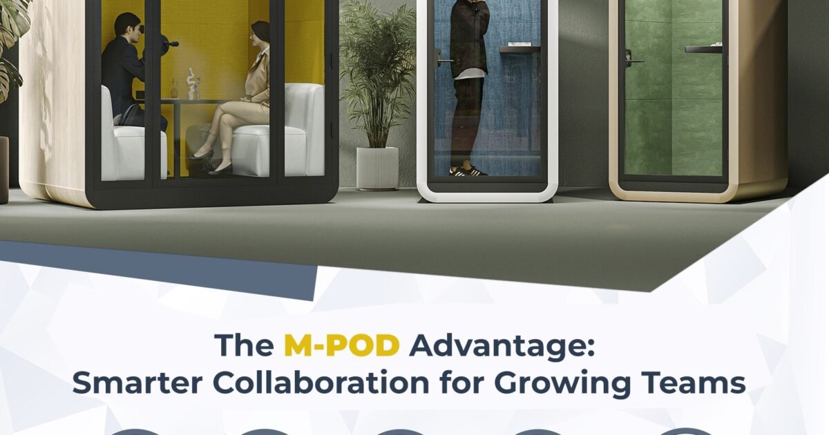 Boost teamwork with the M-POD your smart, soundproof space for seamless collaboration. Choose the best M-POD manufacturer and supplier in Dubai for modern offices.