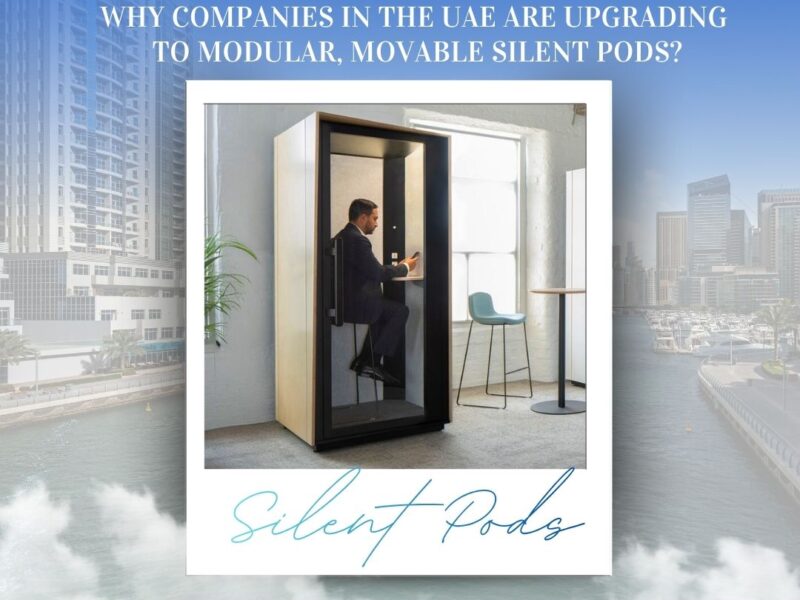 Upgrade your UAE office with modular, movable Silent Pods that redefine privacy and productivity. Learn how flexible, soundproof workspaces are transforming modern offices with 800 Silent Pod.