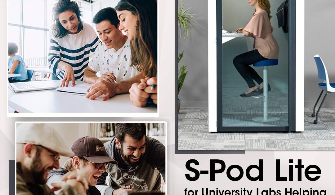 Discover how the S-Pod Lite helps university students study, record, and create without noise. A compact, affordable soundproof pod designed for modern campus needs.