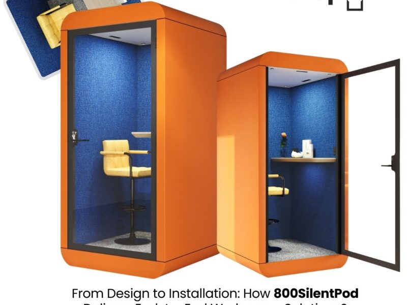 Discover how 800SilentPod delivers end-to-end workspace solutions as the best silent pod manufacturer and supplier in UAE—design, build & install S-Pods, D-Pods & M-Pods.