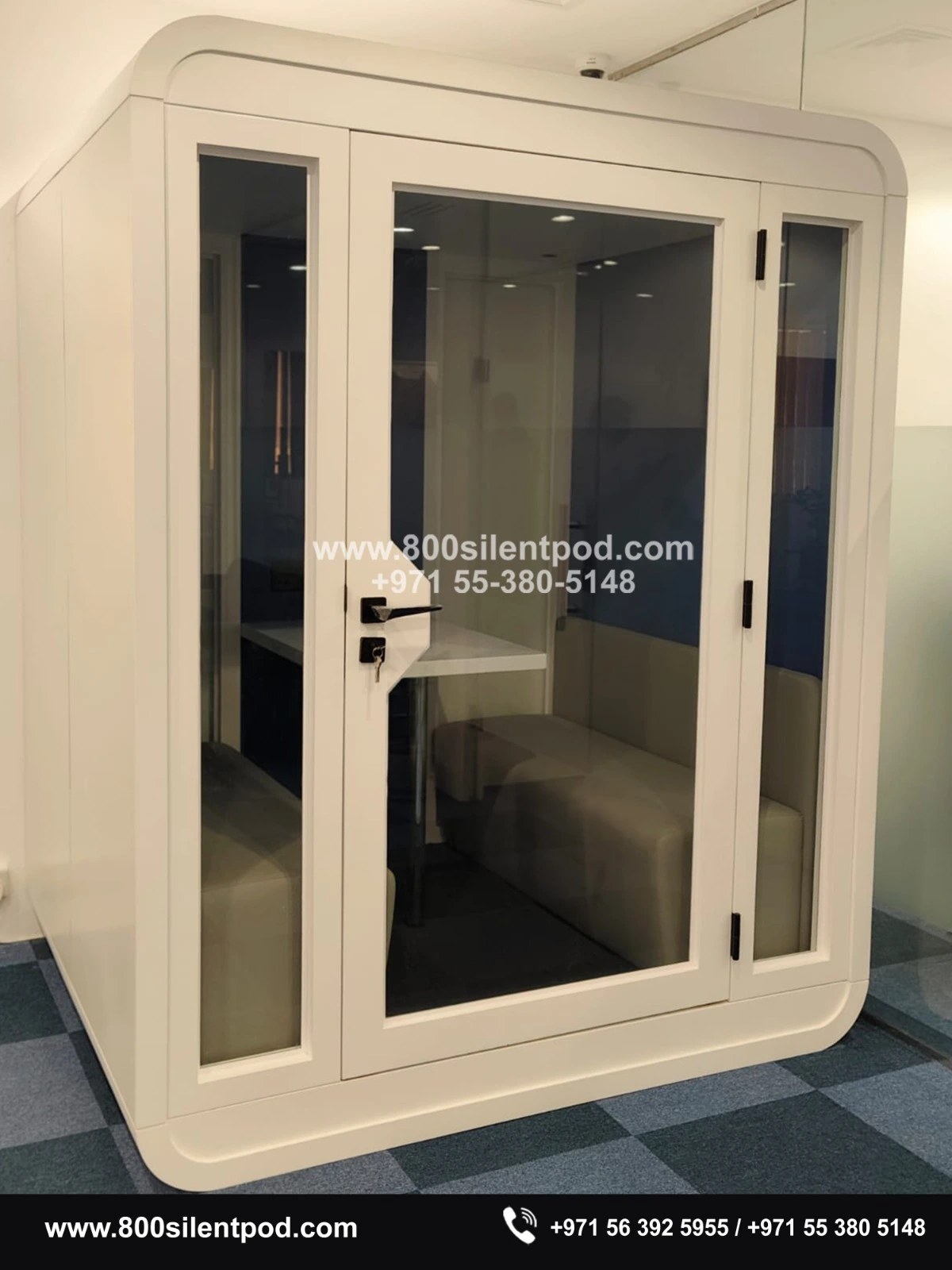 Privacy and productivity just got an upgrade at DIP with the installation of our M-POD (4-Person Meeting Pod). Designed to block out distractions and keep conversations private, this pod is the perfect solution for teams that need focus without compromising on style.