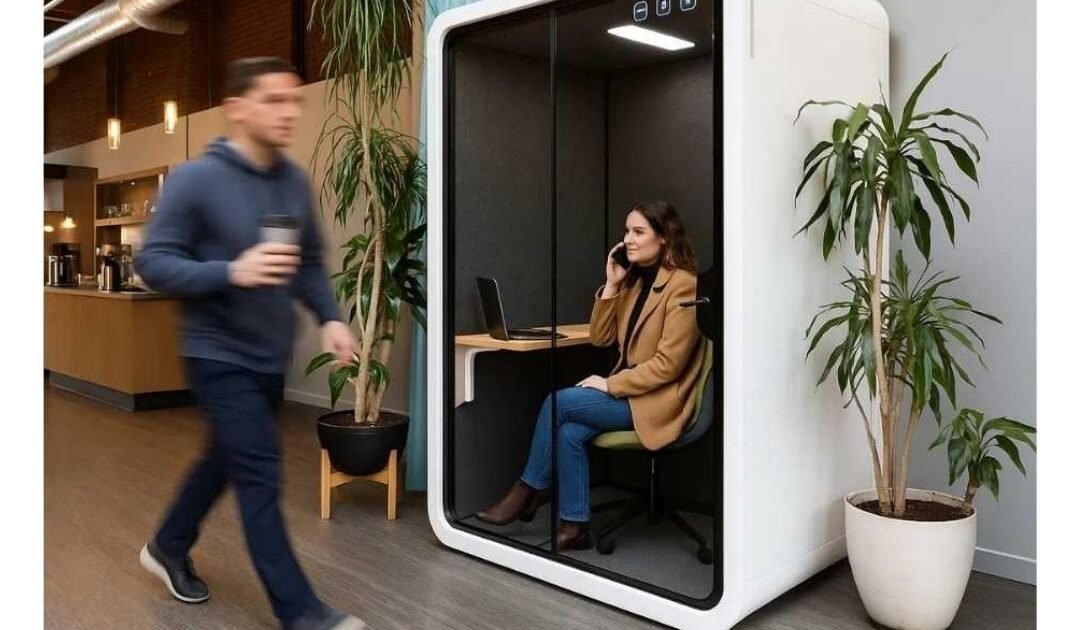 Discover how soundproof pods, office pods, and meeting pods improve productivity, privacy, and workspace efficiency for businesses in Dubai and across the UAE.