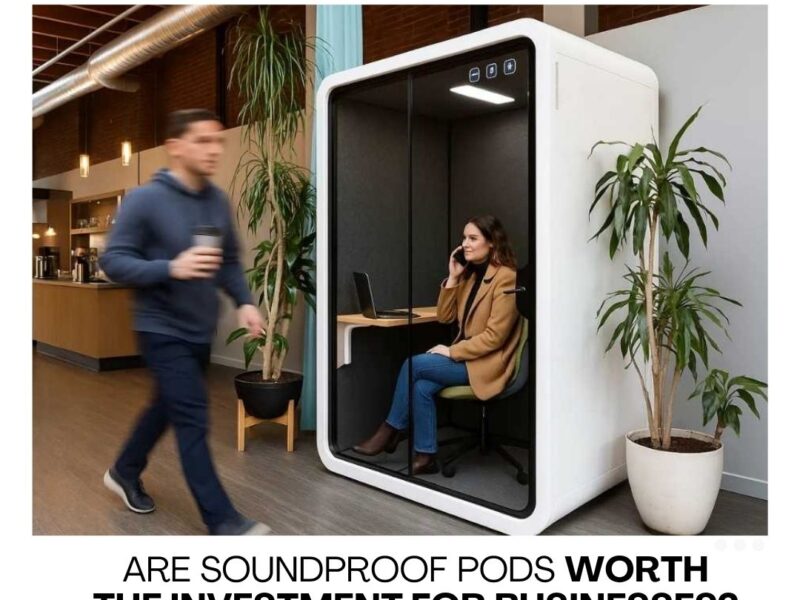 Discover how soundproof pods, office pods, and meeting pods improve productivity, privacy, and workspace efficiency for businesses in Dubai and across the UAE.
