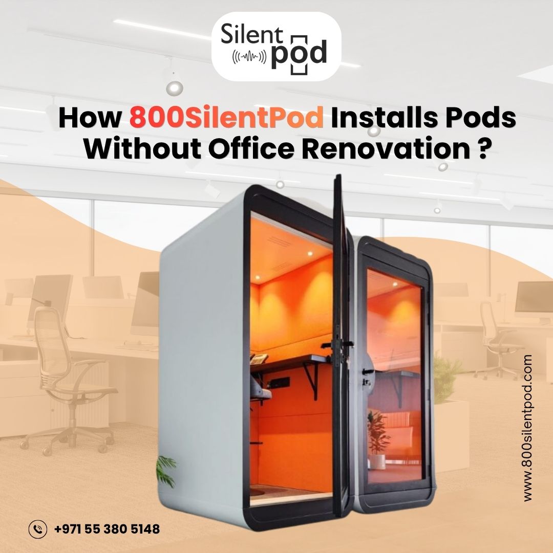 Best office pods manufacturer and supplier in Dubai and UAE offering soundproof office pods for private, productive, and flexible workspaces.