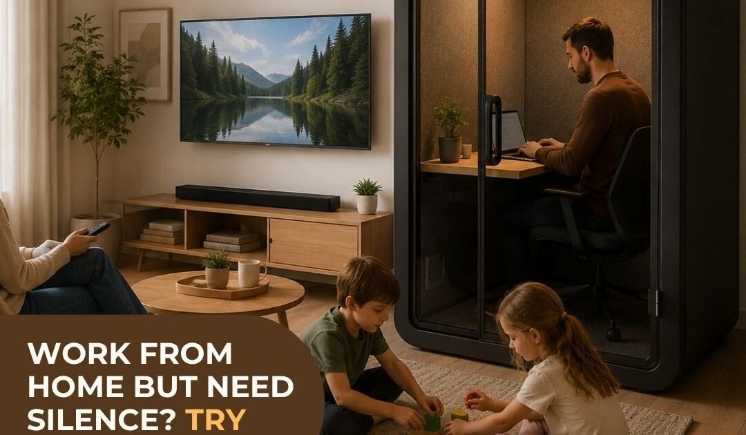 Work from home without distractions using soundproof office pods. Discover modern office pods in Dubai and UAE designed for focus, privacy, and productivity.