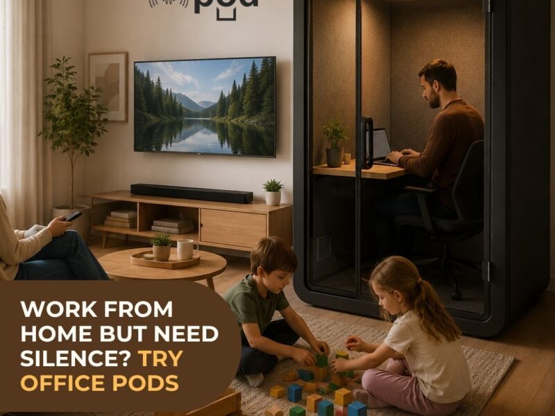 Work from home without distractions using soundproof office pods. Discover modern office pods in Dubai and UAE designed for focus, privacy, and productivity.