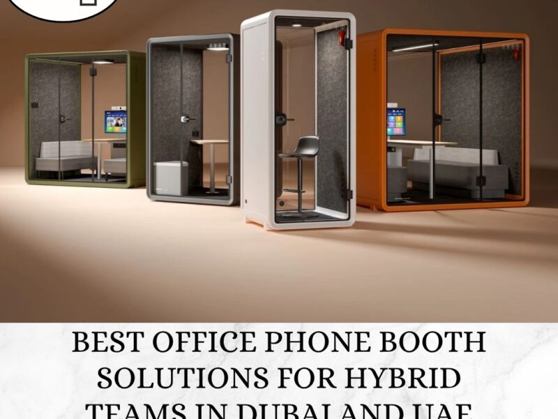 Discover the best office phone booth solutions for hybrid teams in Dubai and UAE. Improve privacy, productivity, and business calls with 800SilentPod.