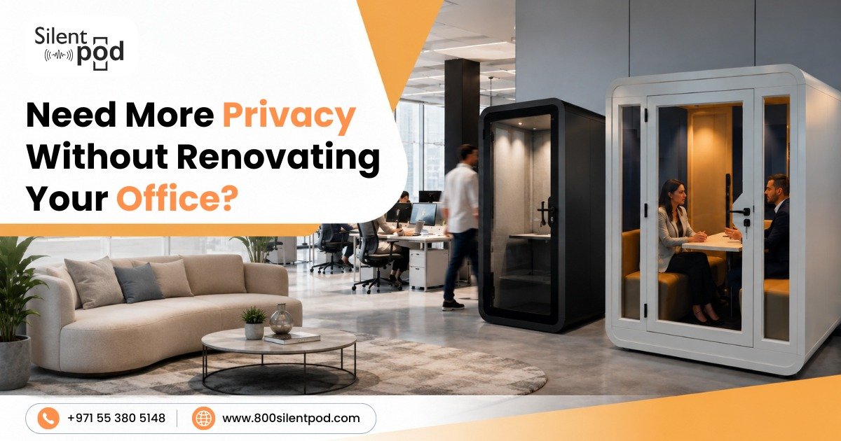 Soundproof Office Pods Dubai