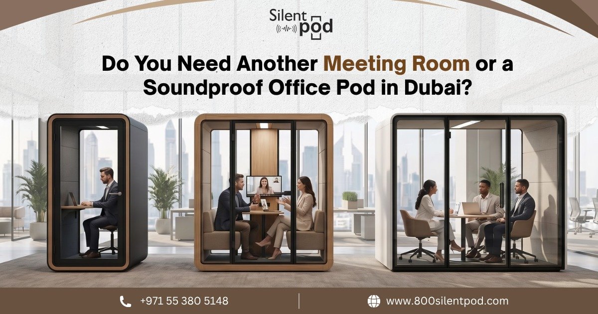 Soundproof Office Pod in Dubai